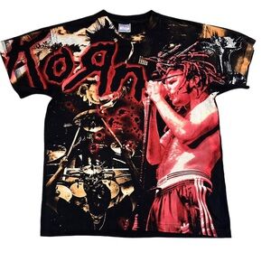 90s Korn AOP All Sport Tee Sz Large